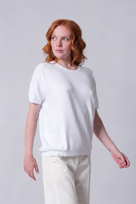 T-Shirt Girocollo Over