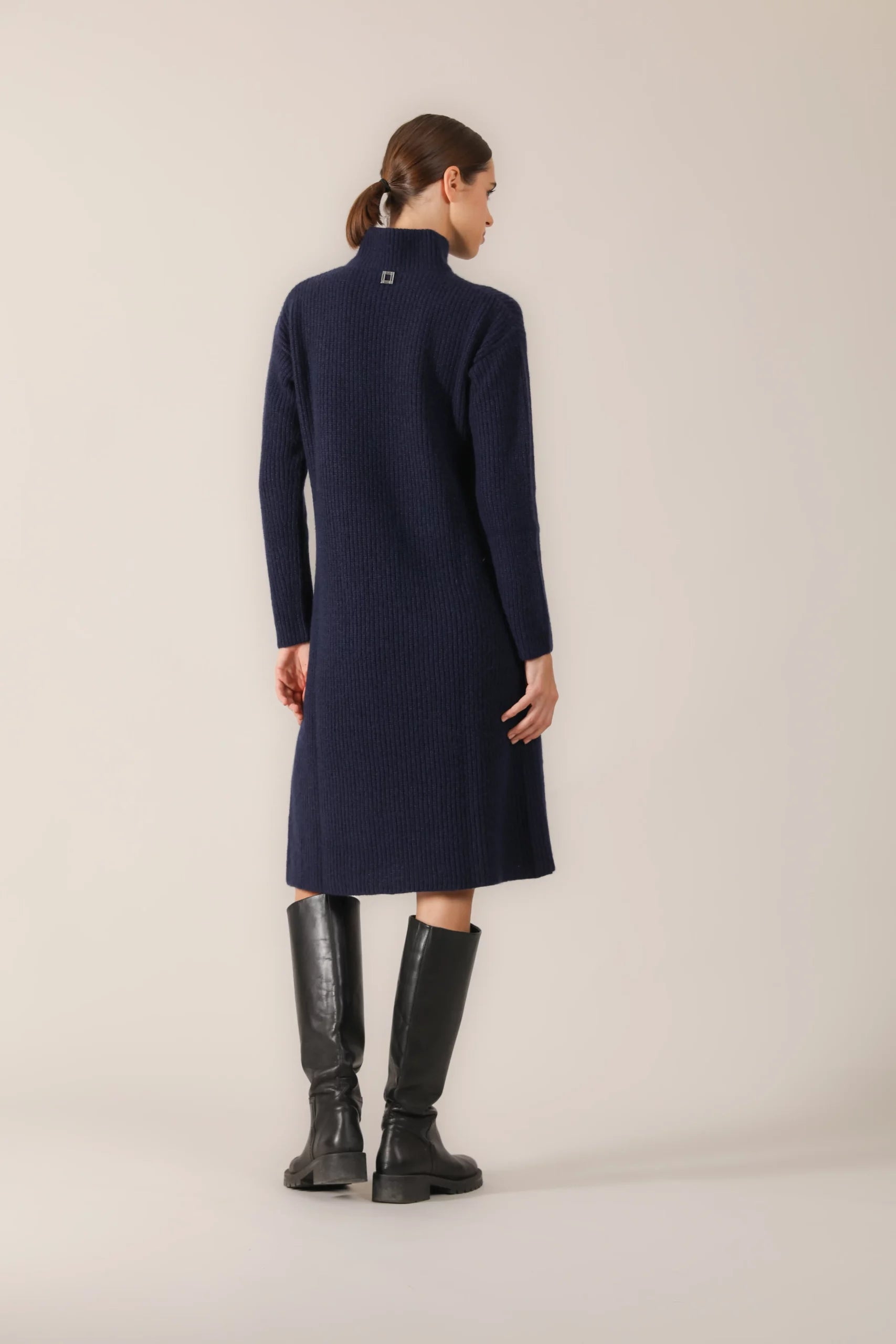 Robe en maille nacrée