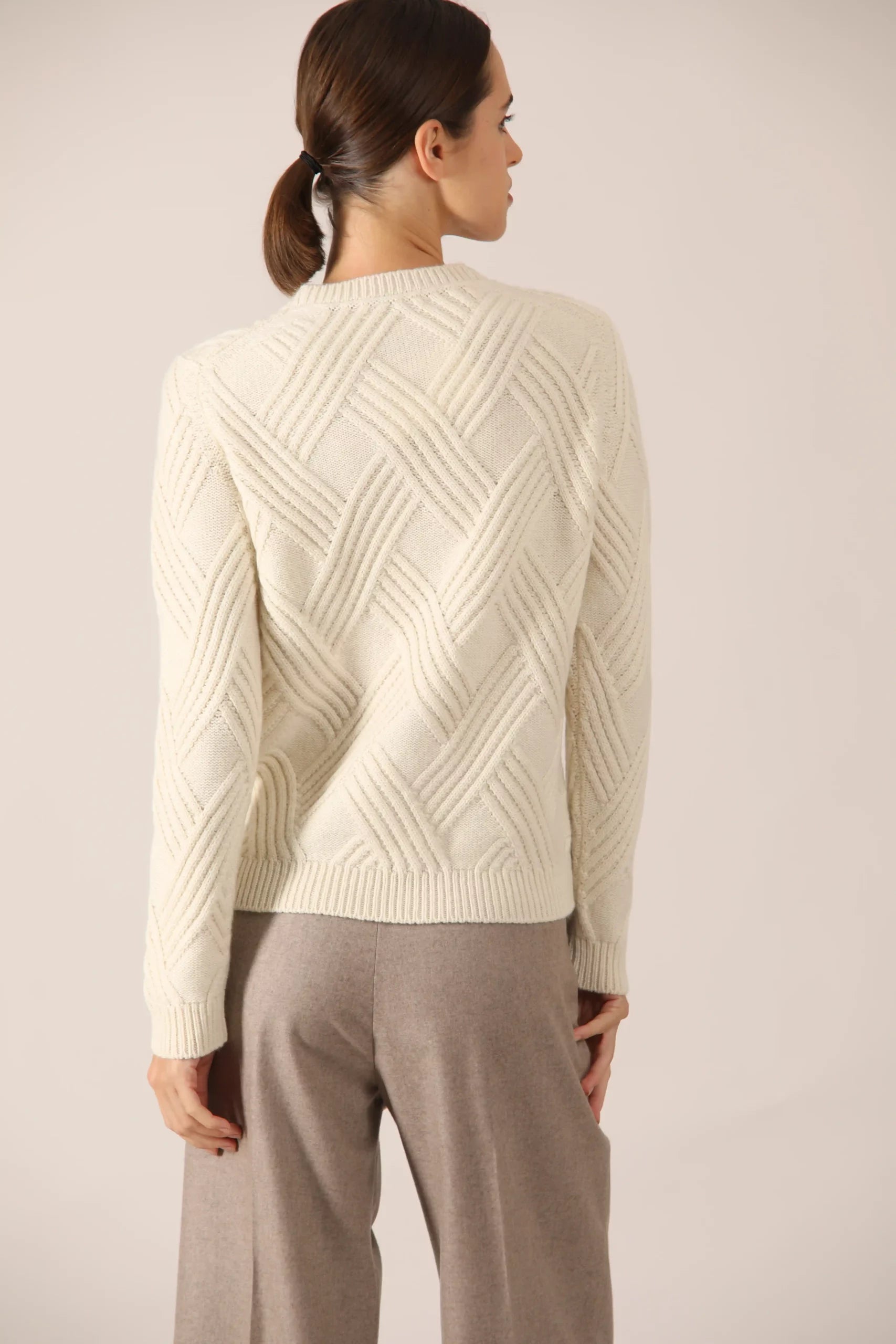 Ribbed crewneck