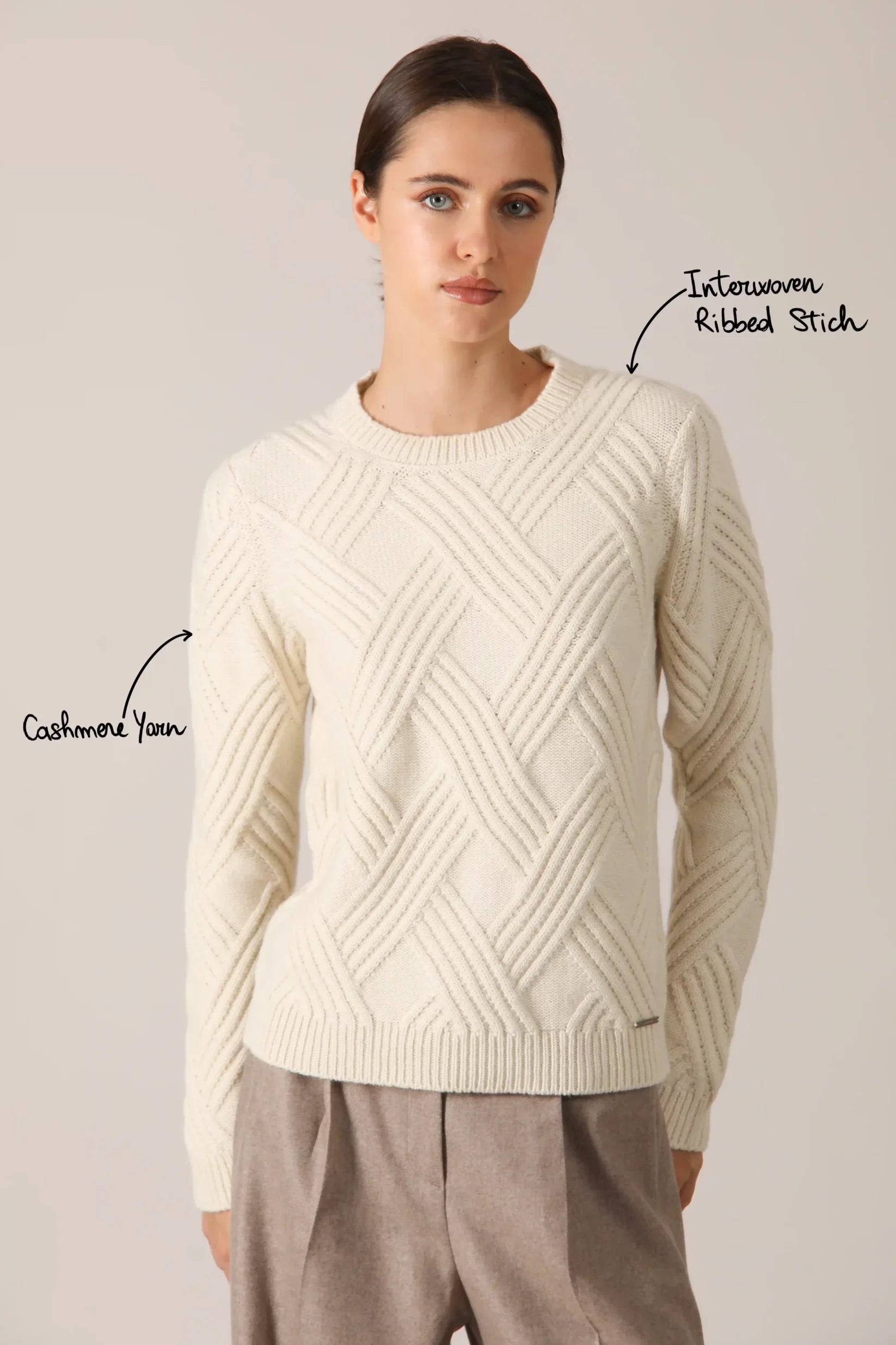 Col ras du cou côtelé