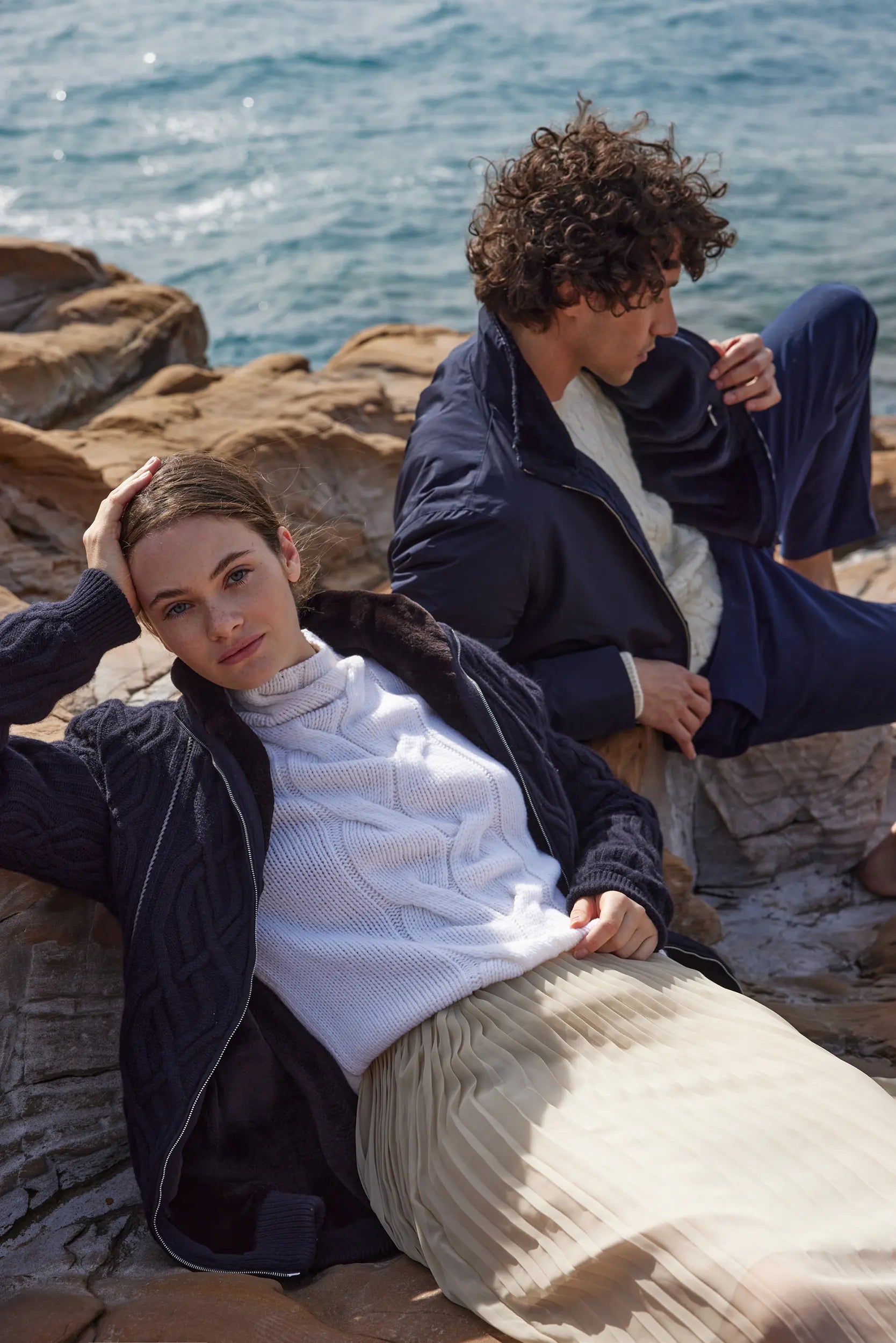 Collo cratere Funnel neck Pull avec col montant