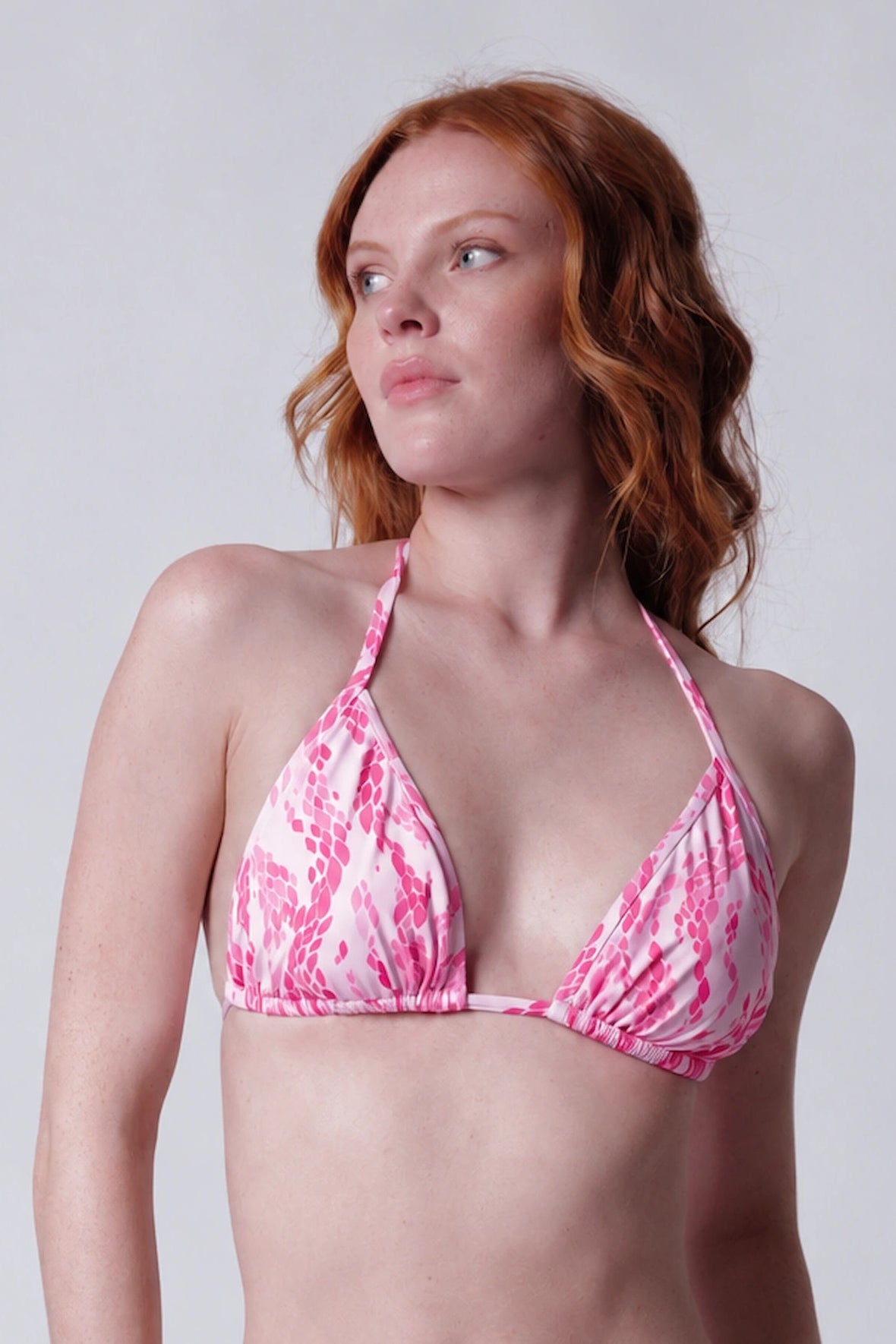 Top Bikini Stampa Onde