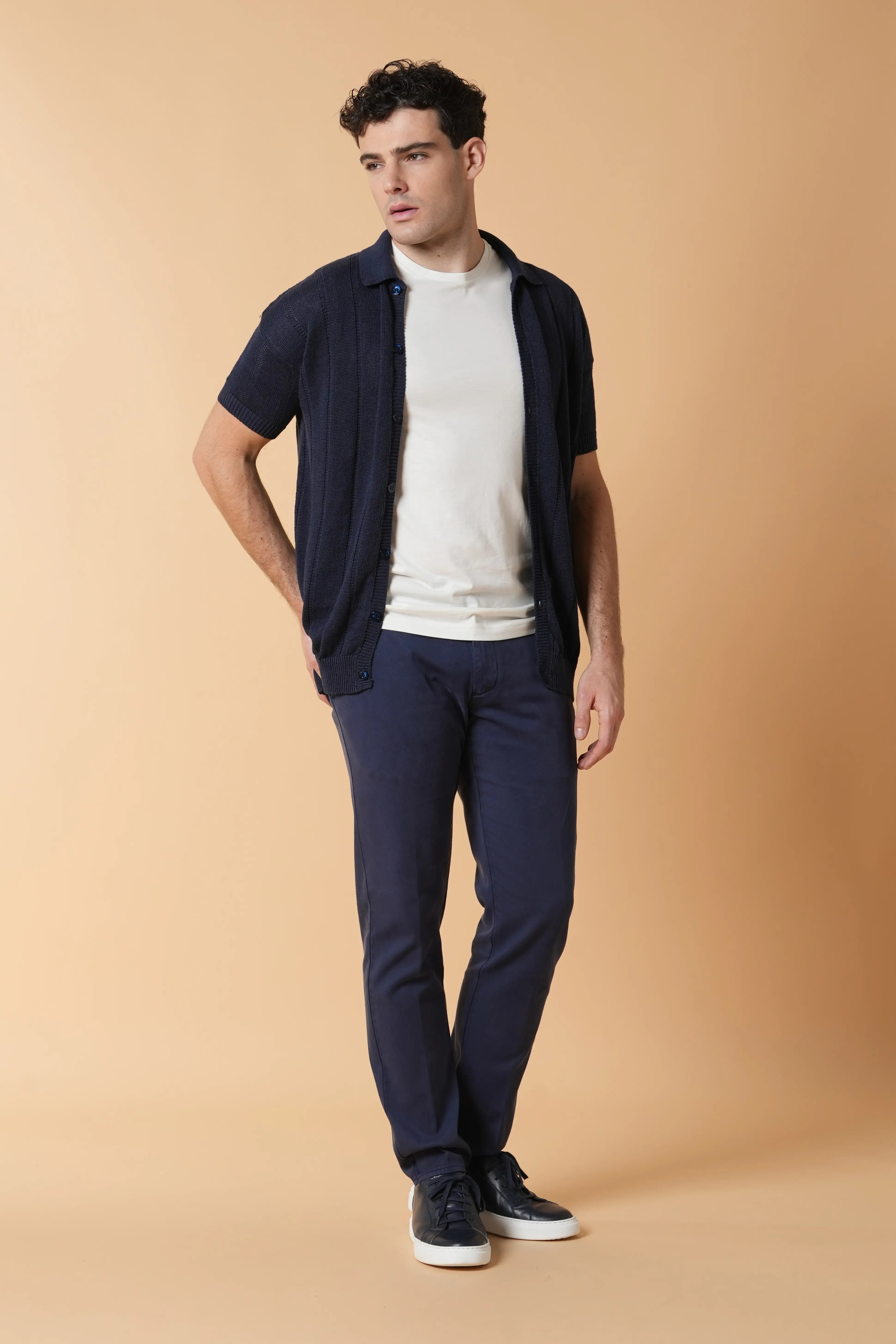 Maxi ribbed shirt