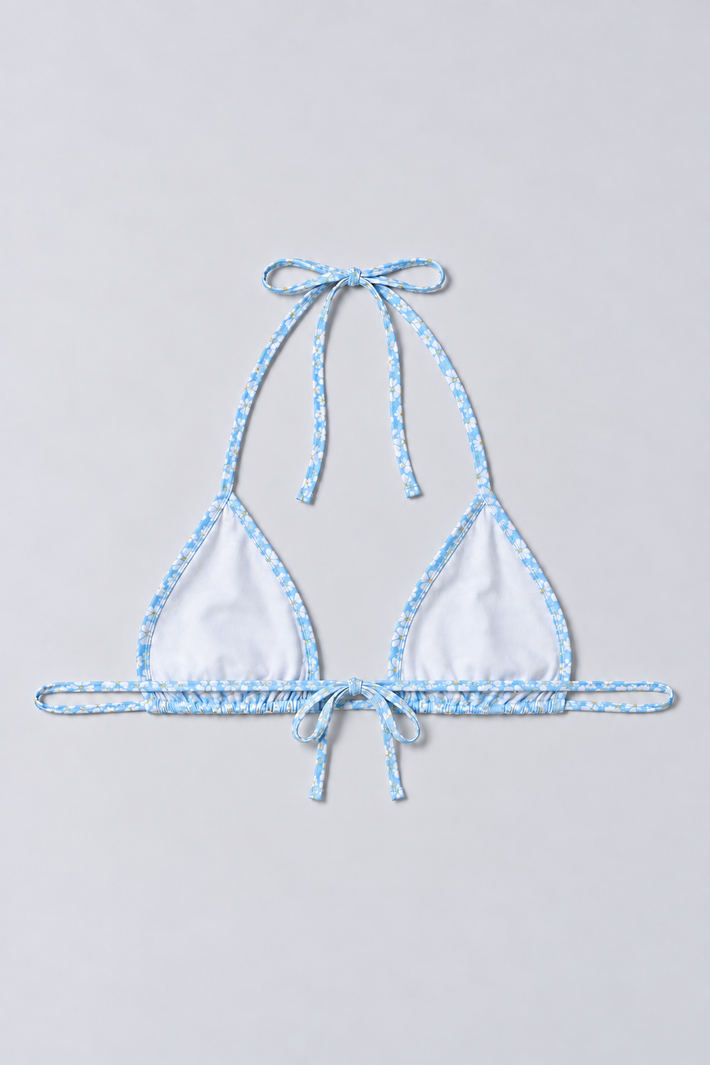 Haut de bikini imprimé marguerites