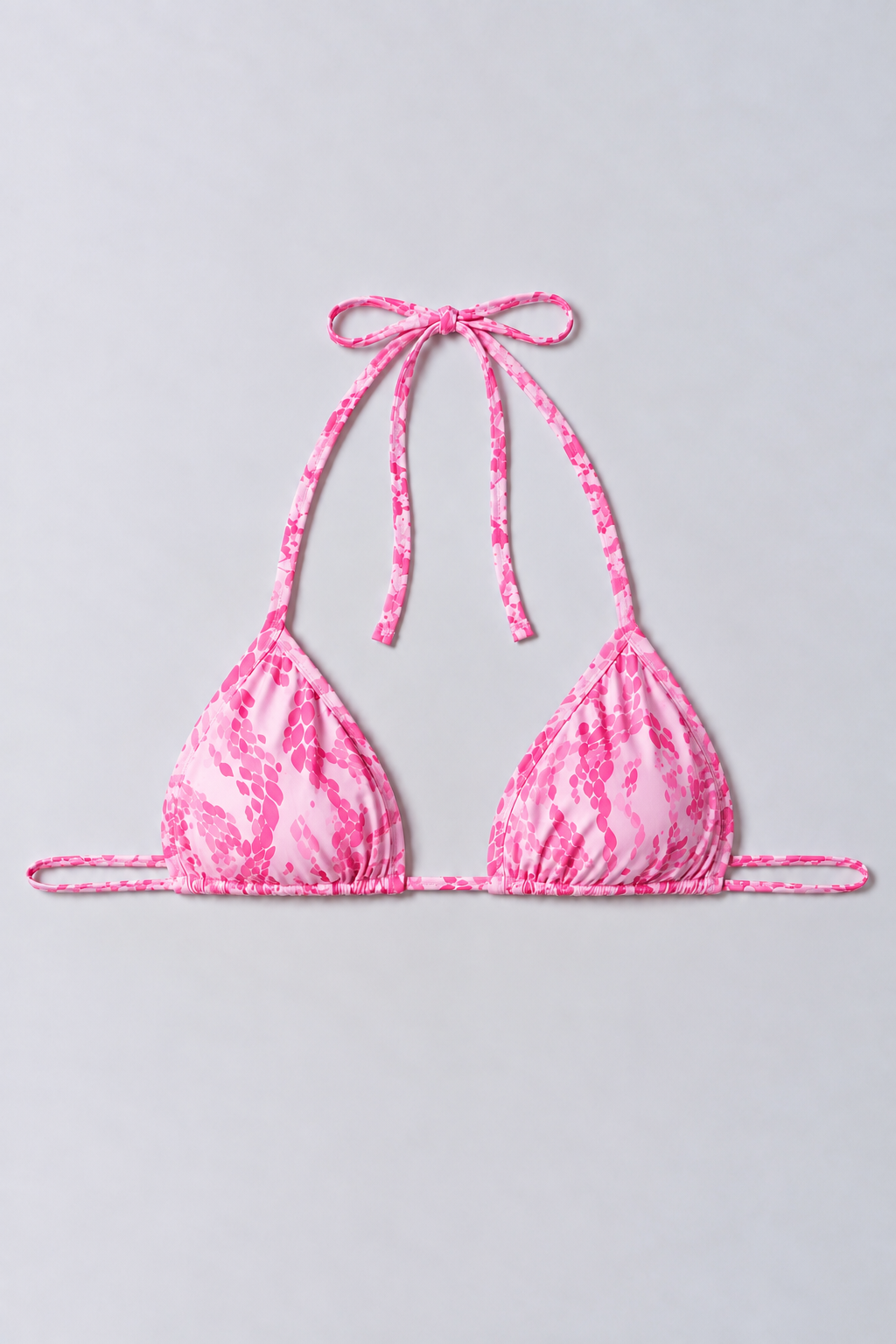 Haut de bikini imprimé vagues
