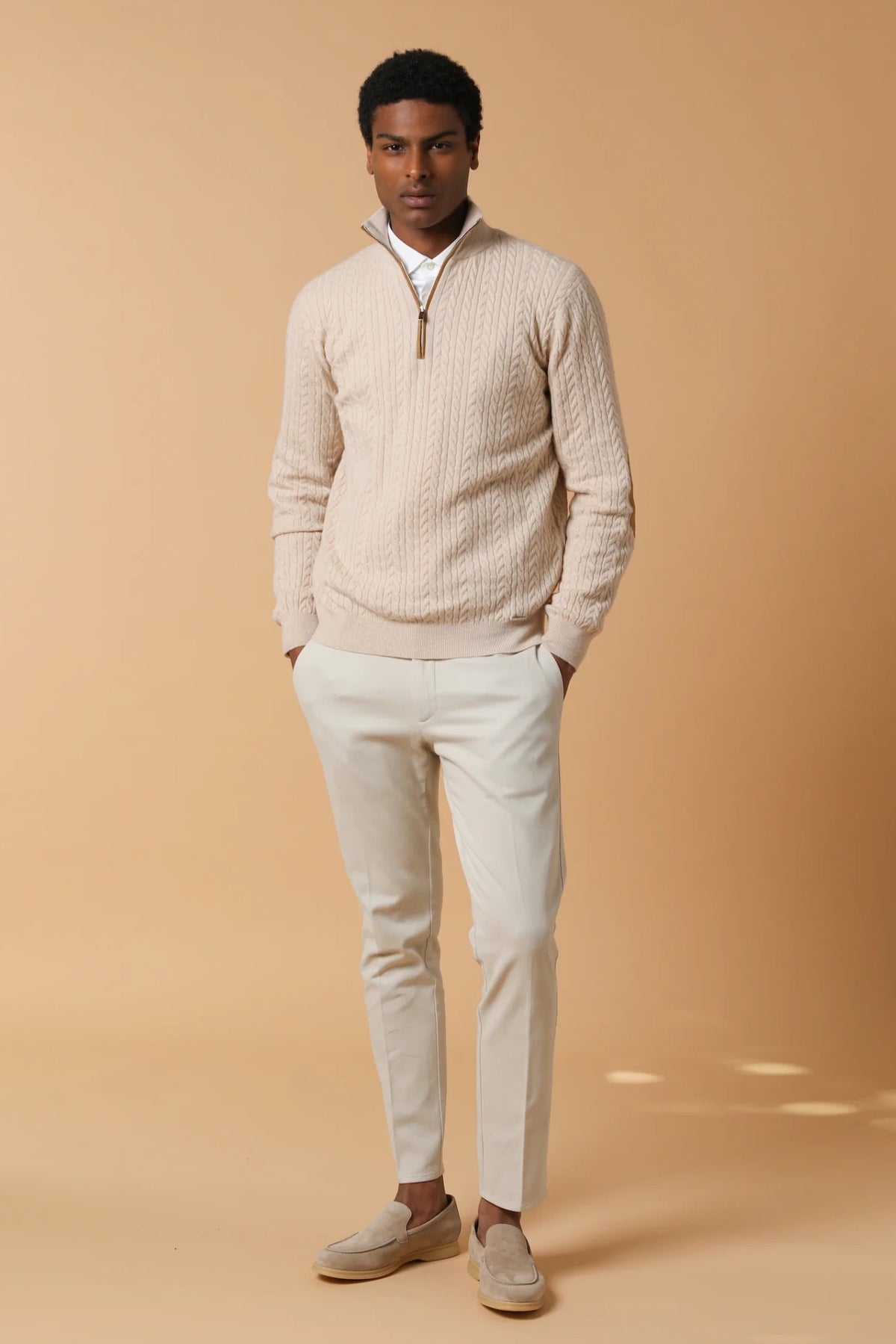 Serafino zip braid all over