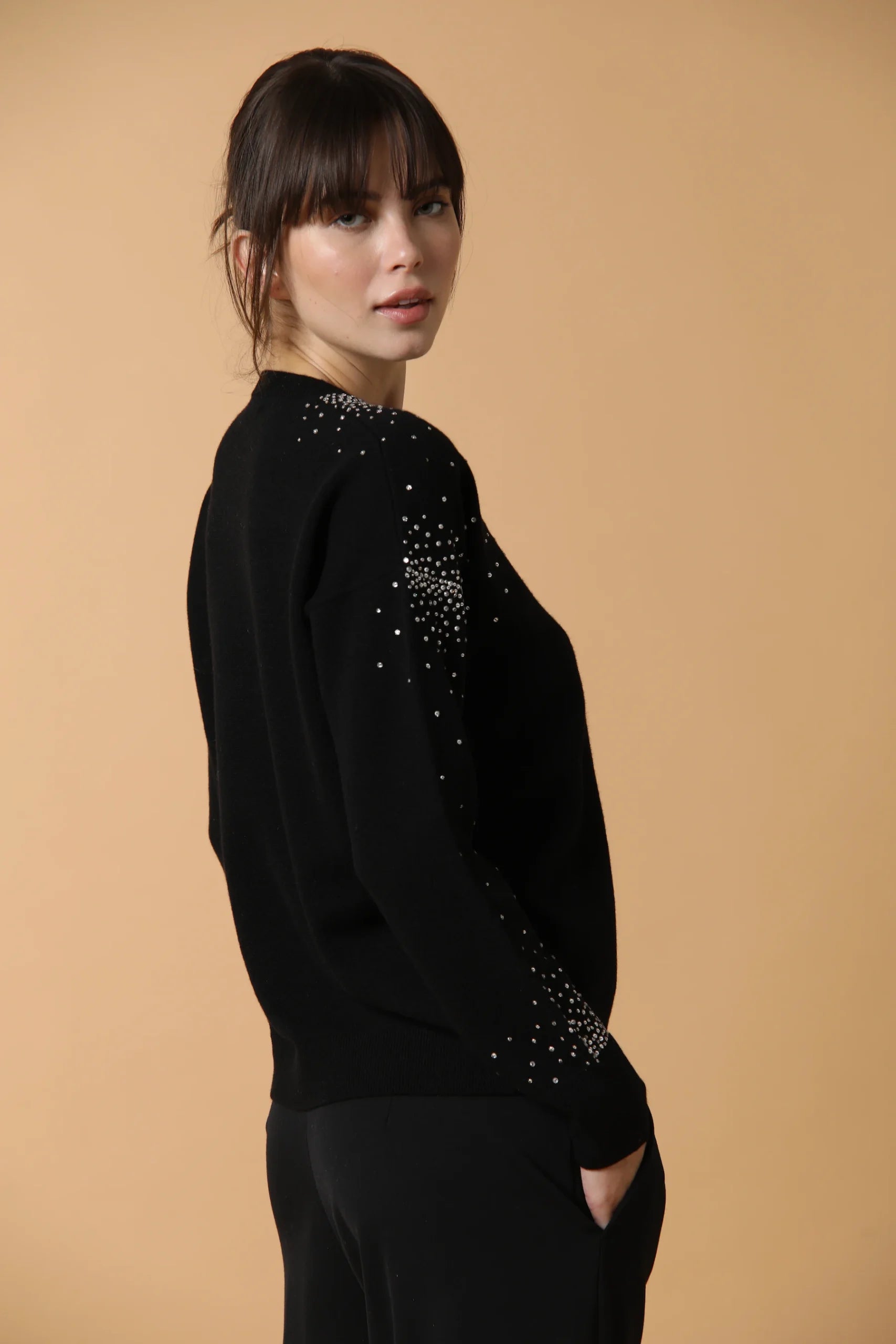 Maglia con Swarovski