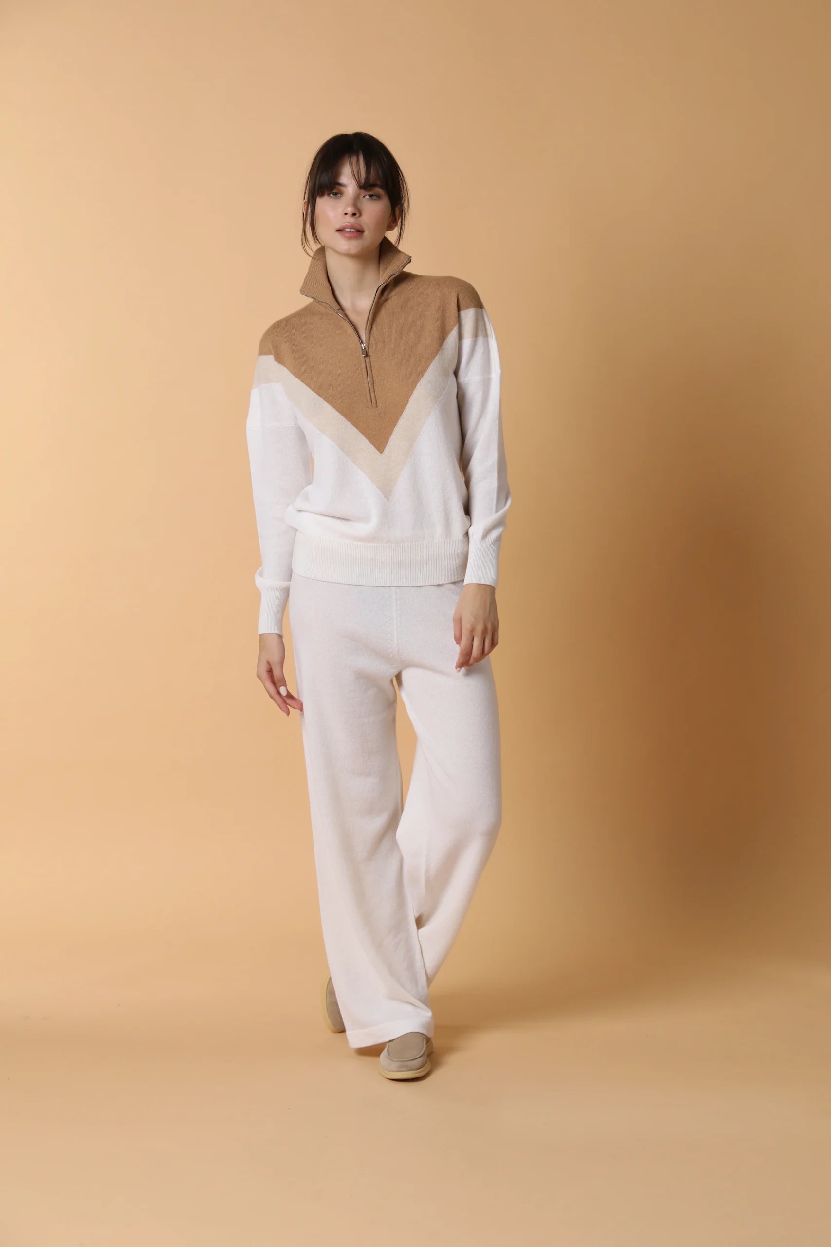 Serafino zip Intarsio