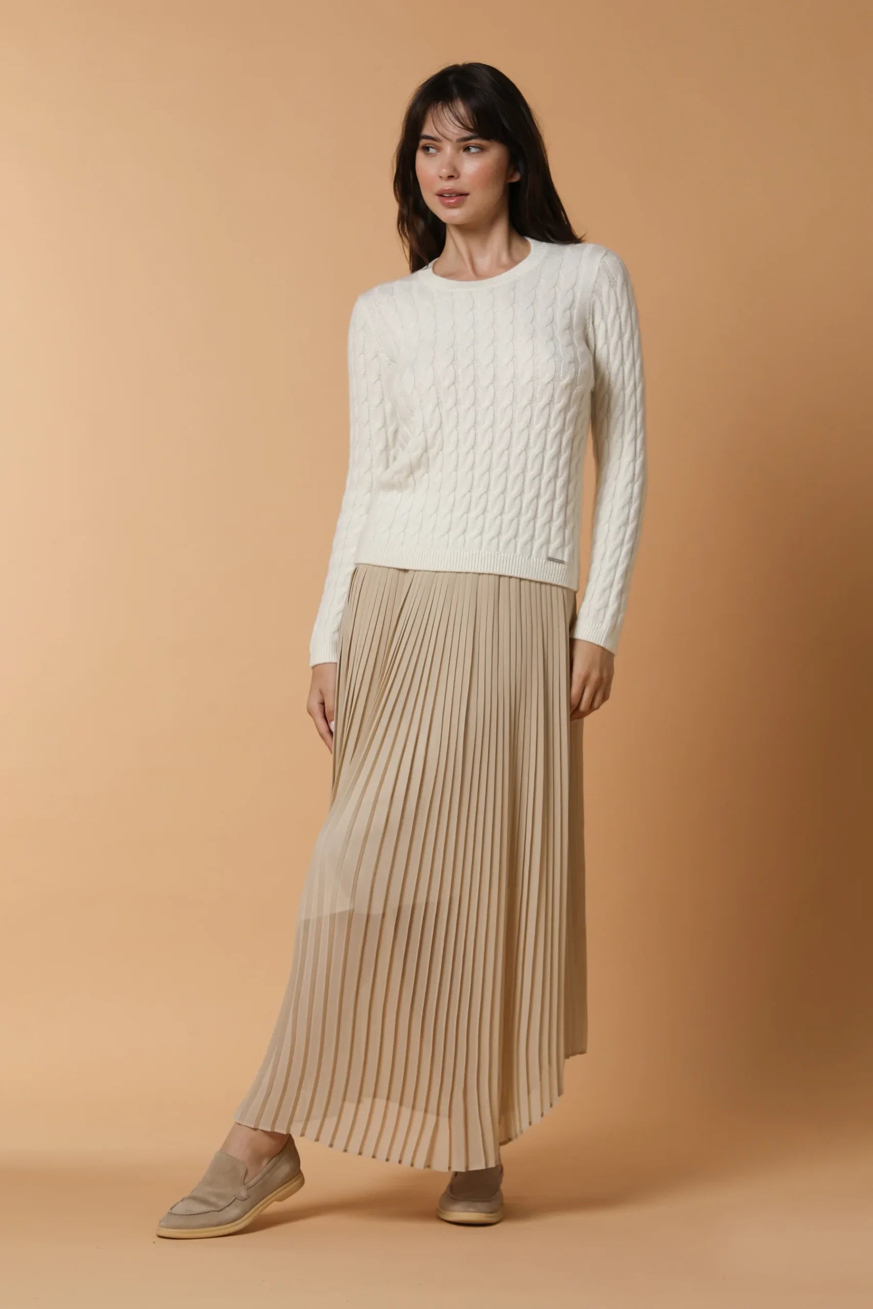 Col ras du cou tressé en Ultracashmere