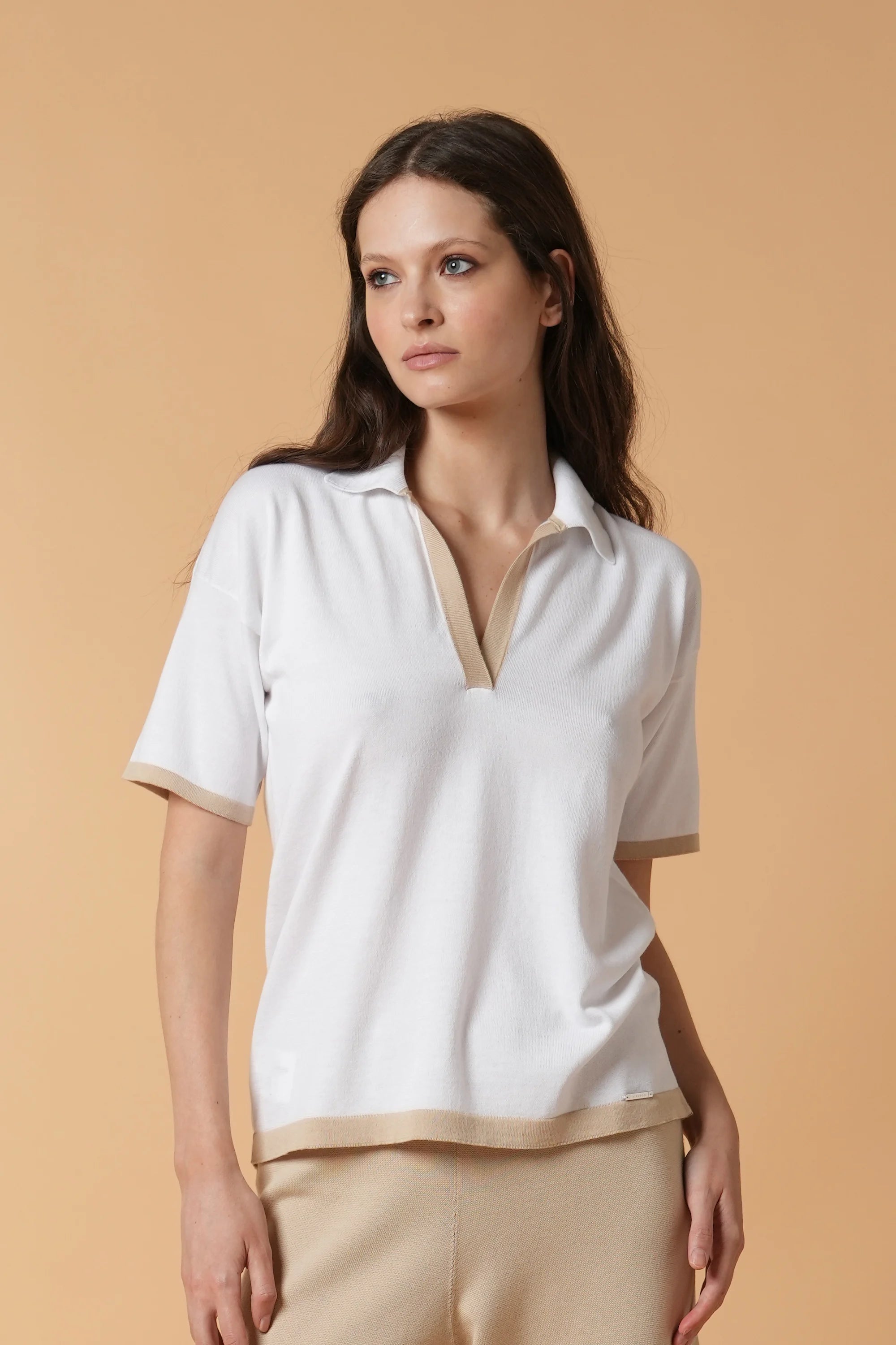 Polo bicolore