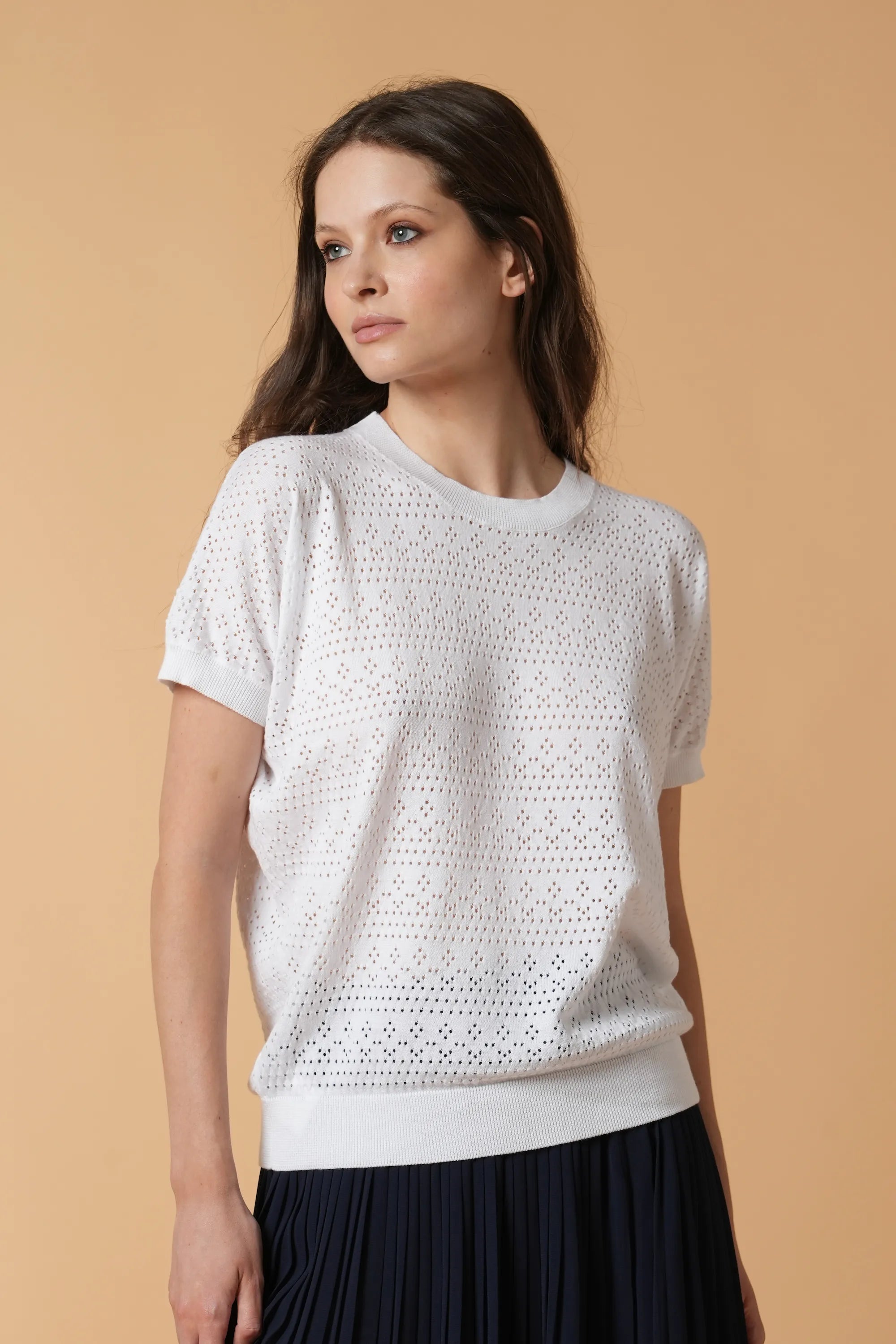 T-shirt perforé