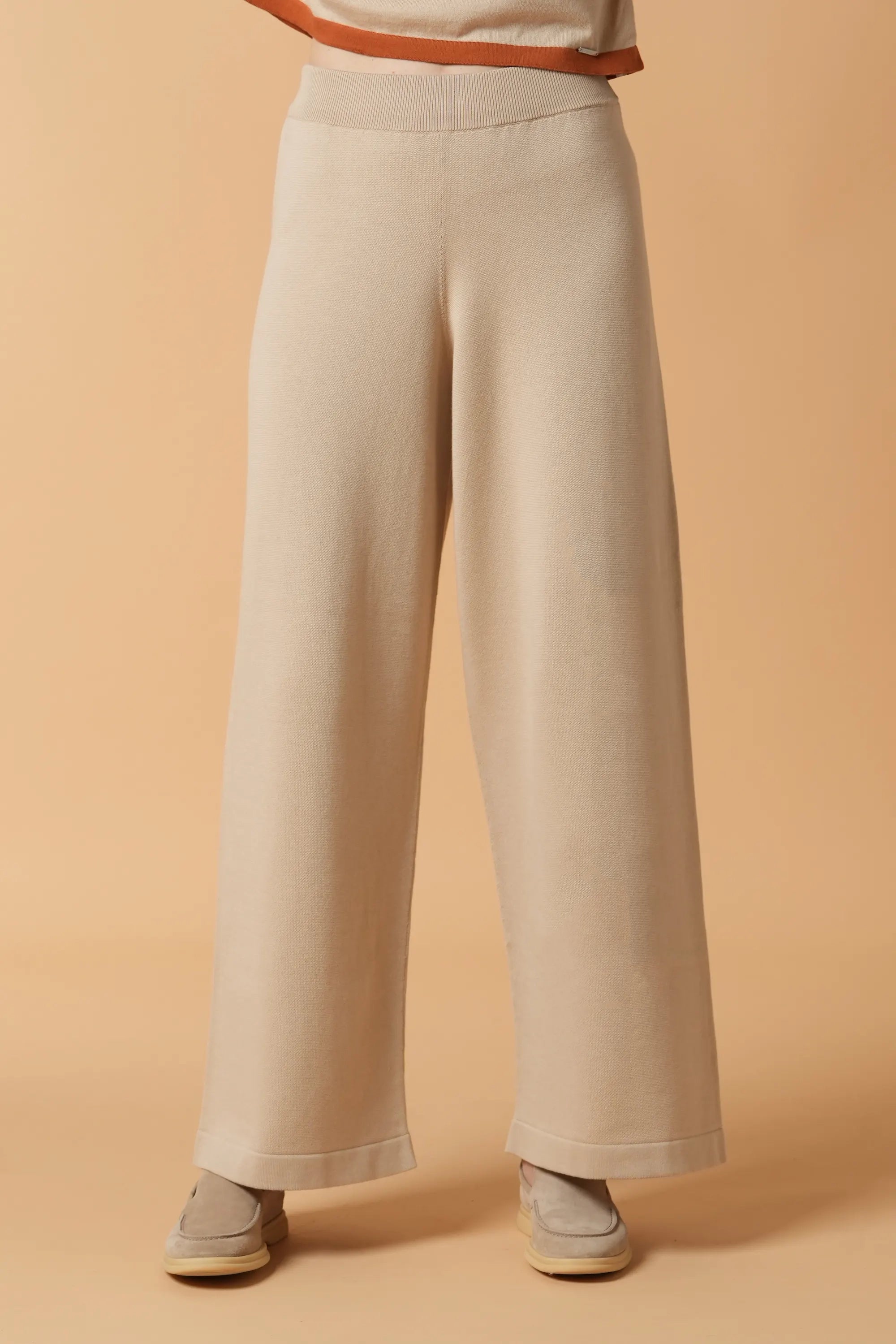 Pantaloni palazzo in cotone