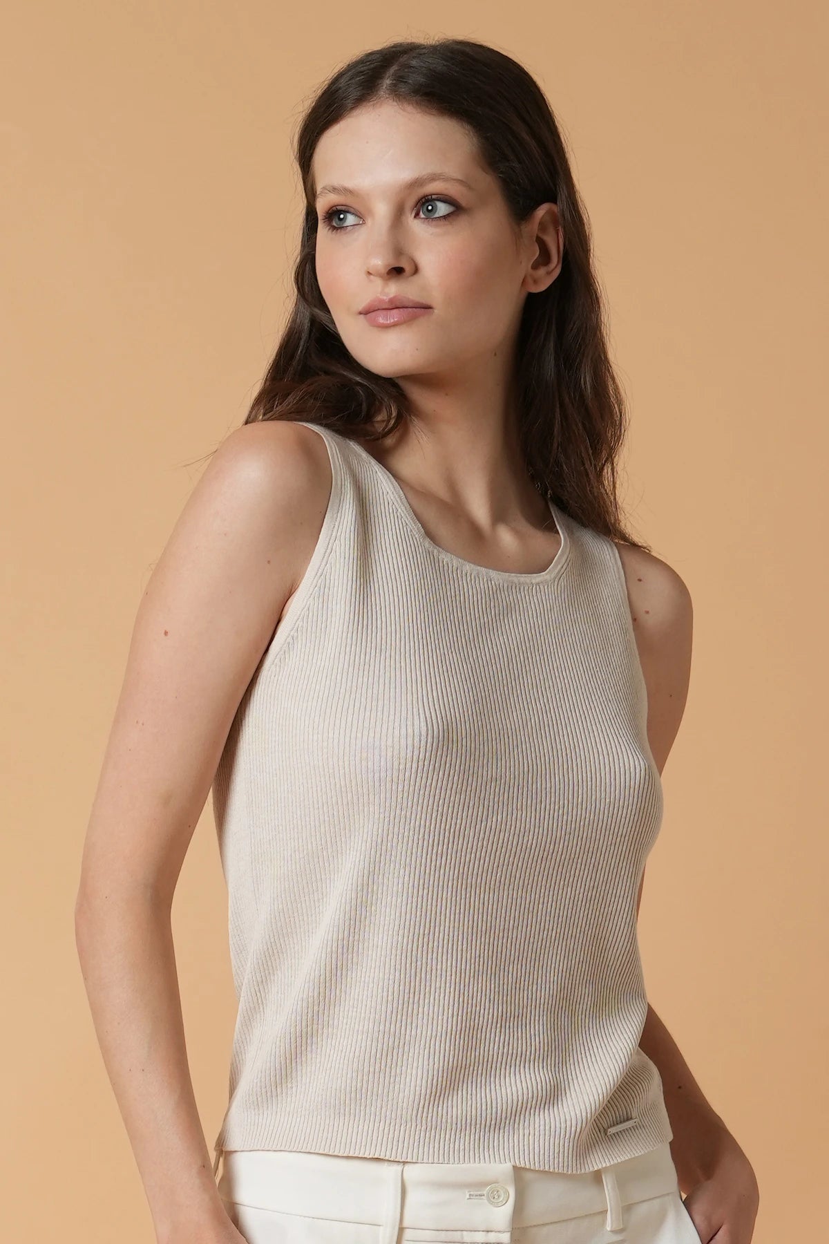 Ribbed tank top