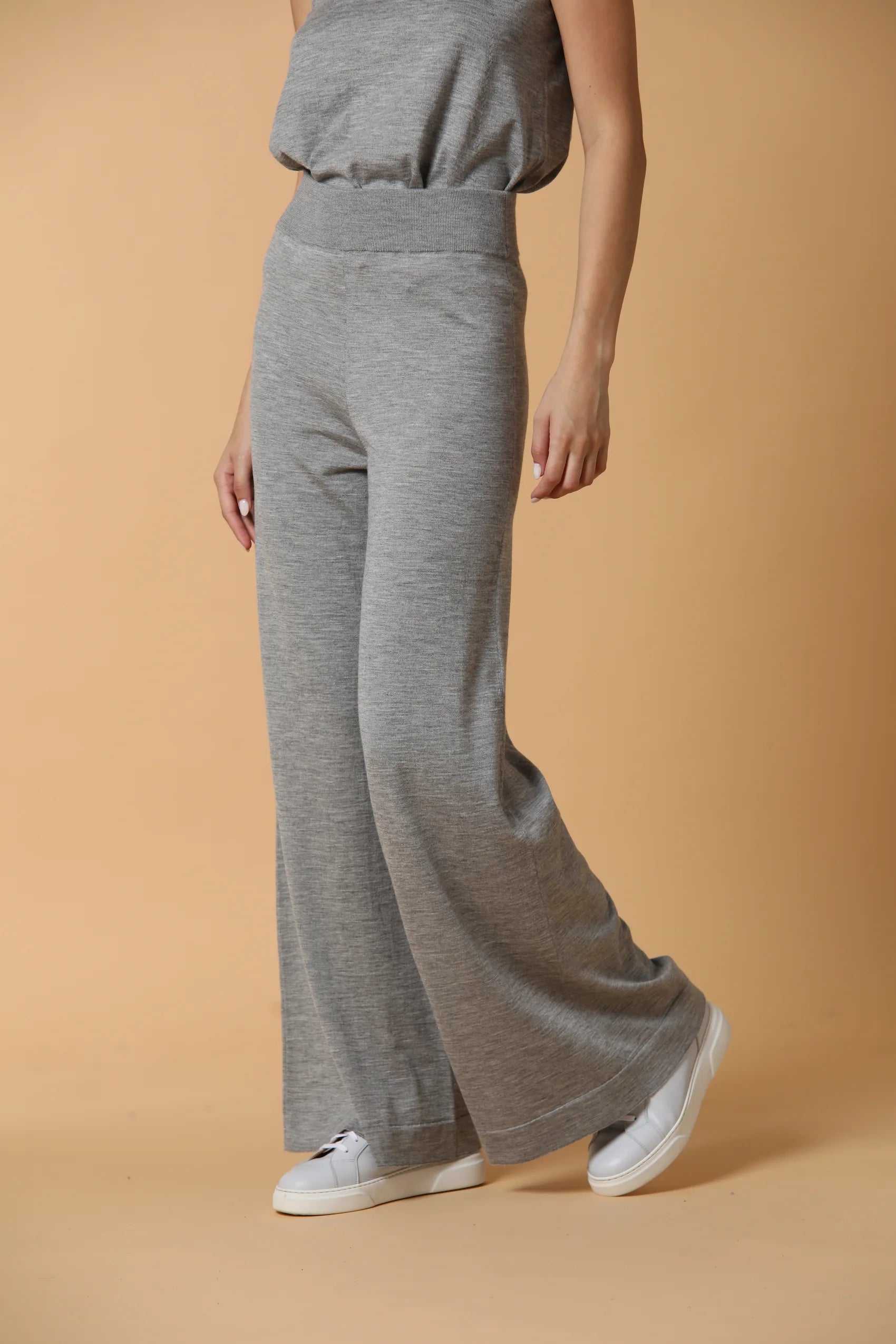 Pantalone palazzo Cashmere e seta