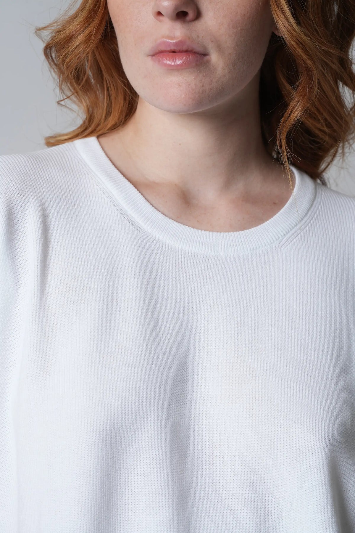 T-Shirt Senza Ricamo Rasato Oversize