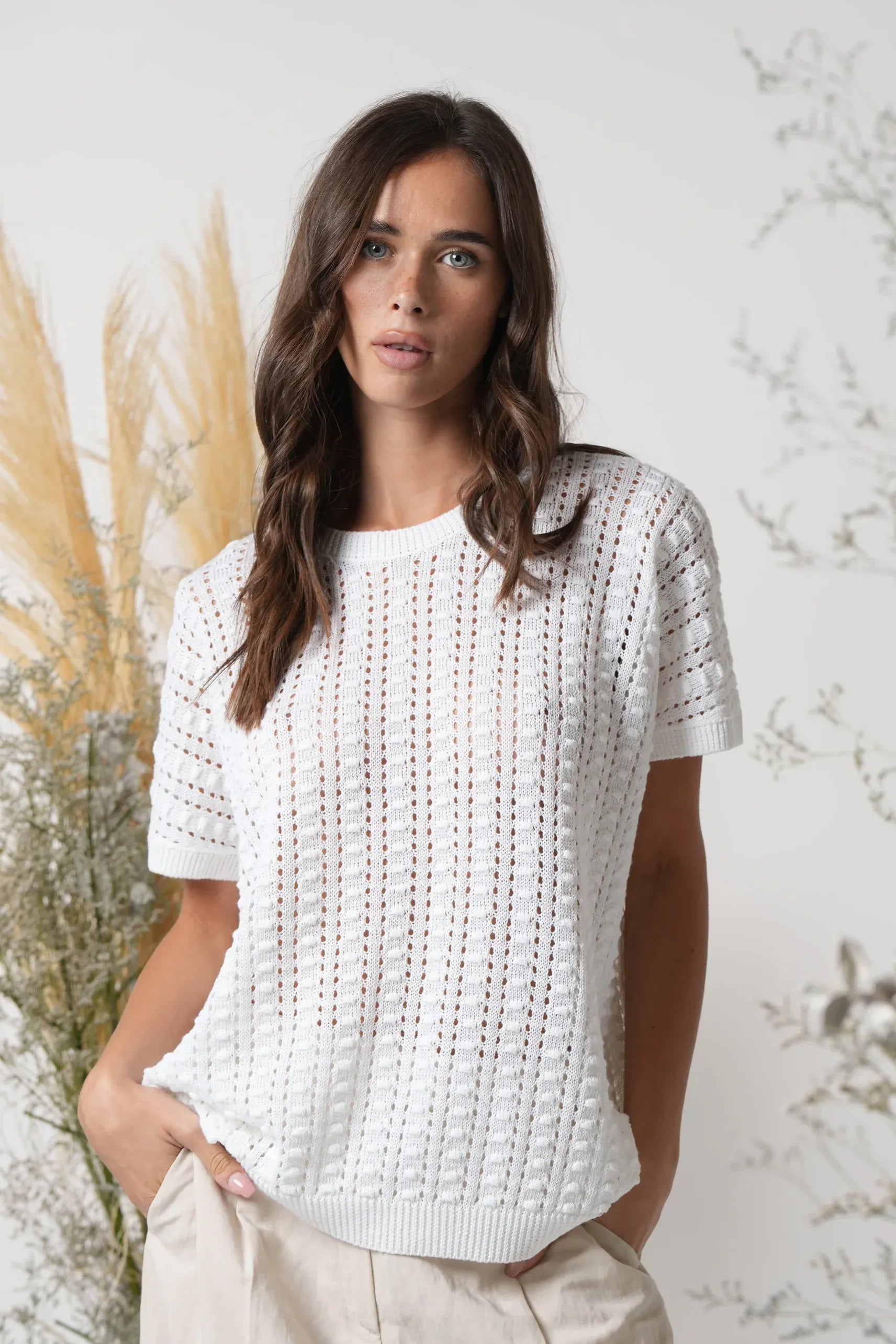 T-Shirt Over-Size Punto Noccolina