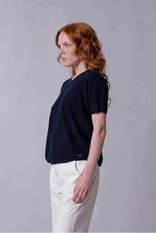 T-Shirt Girocollo Over