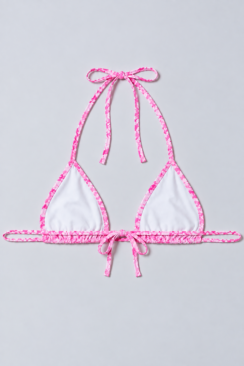Top Bikini Stampa Onde