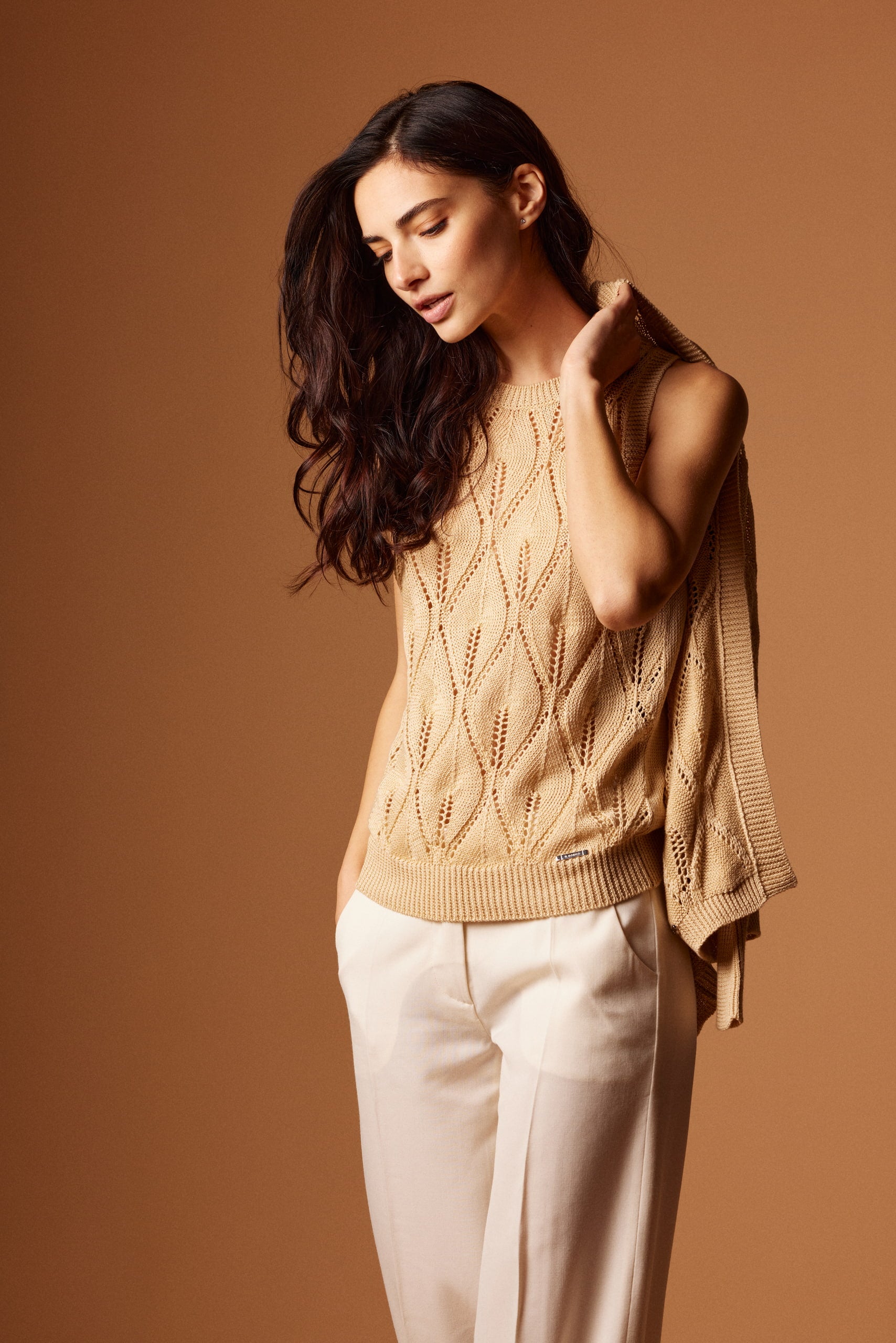 Perforated tank top