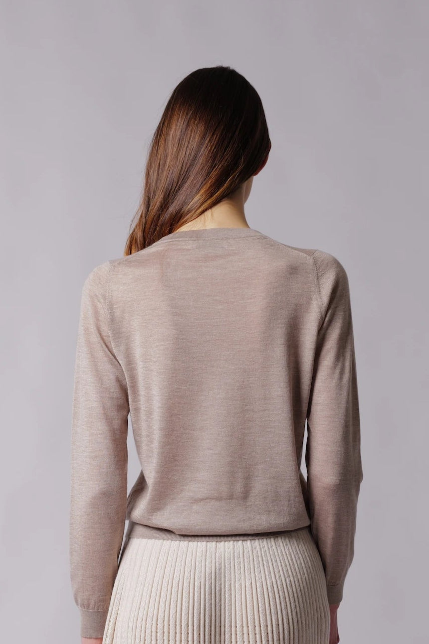 Girocollo in Cashmere e Seta