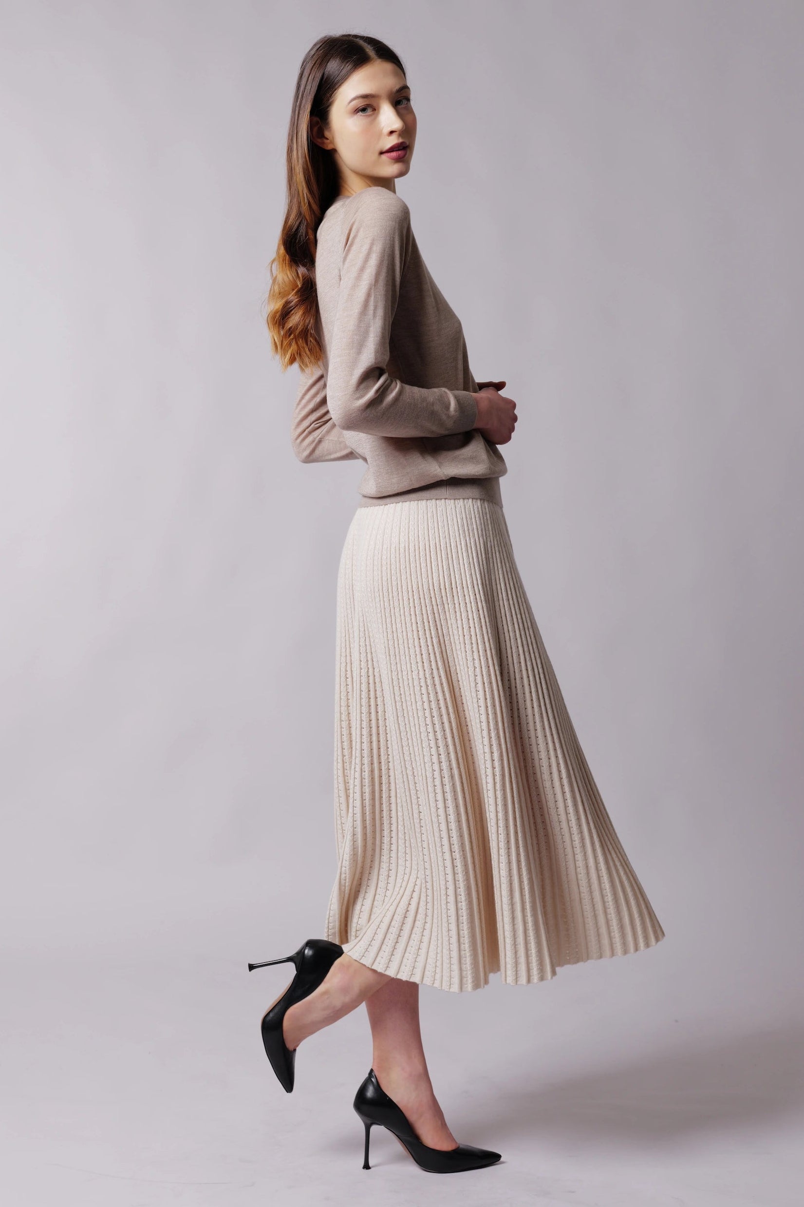 Girocollo in Cashmere e Seta