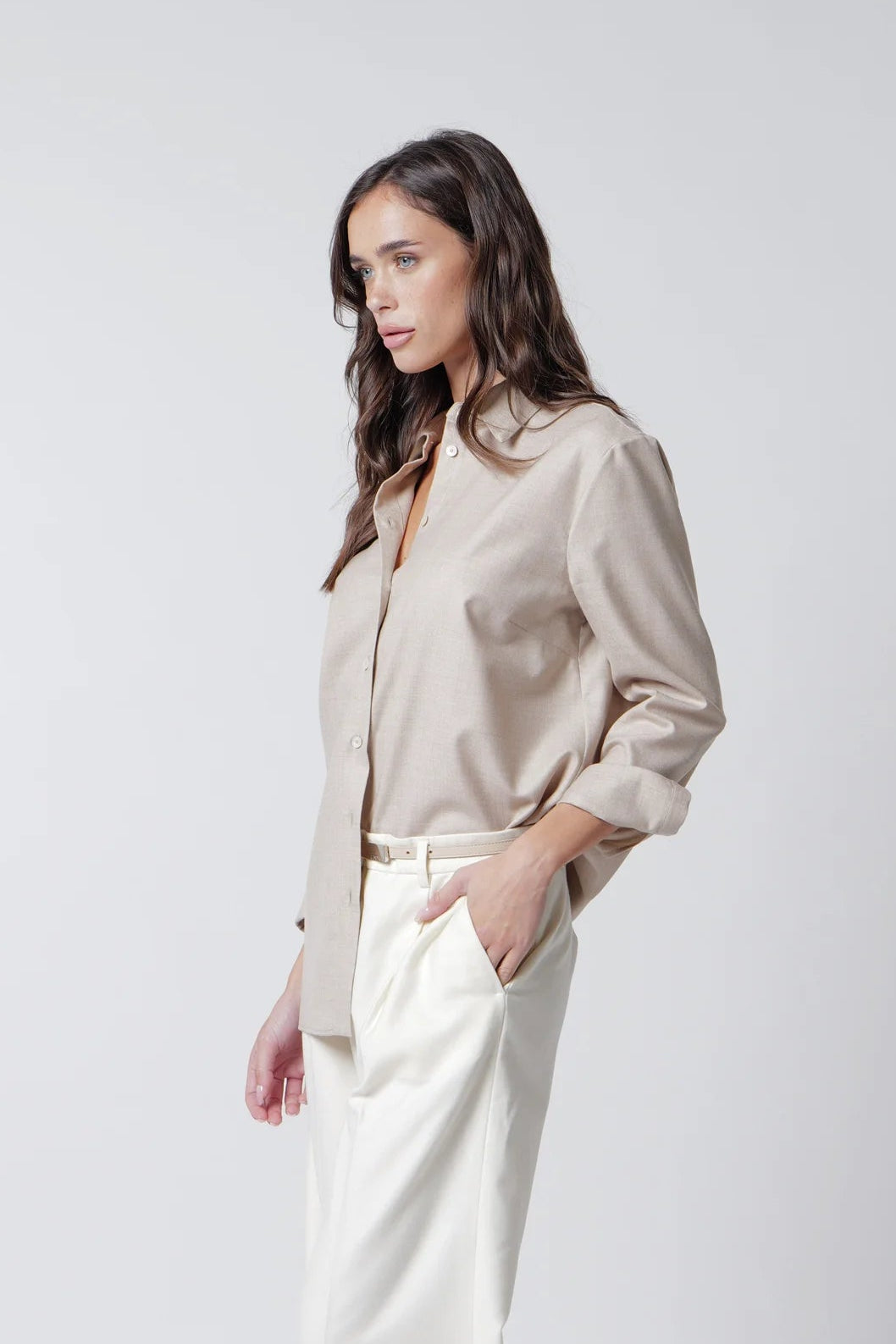Camicia dritta