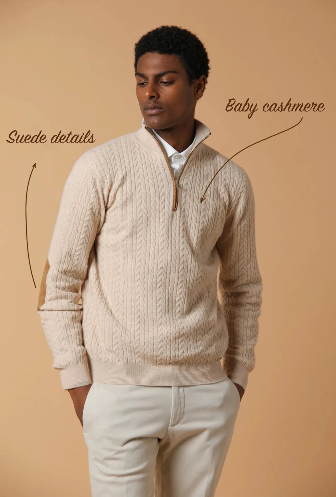 Serafino zip braid all over